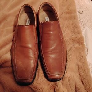 Gently Used Steve Madden Men's Tan Slip-On Loafers Size 12